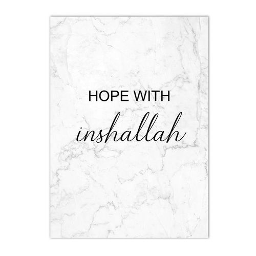 Toile Islamique Moderne Avec Impression De Marbre, Calligraphie Arabe, Allah Bismillah, Affiche D'art Mural, Peinture D'images Musulmanes, Décor De Salon Sans Cadre¿40x40cm