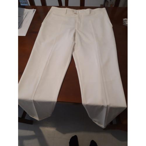 Pantalon Blanc Crème