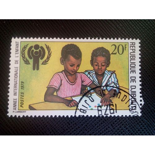 Timbre Djibouti Yt 495 Année Internationale De L'enfant 1979 ( 040505 )