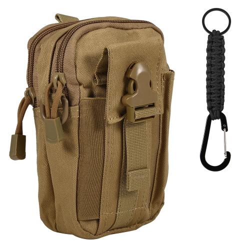 Pochette tactique Molle pour l'extérieur, fonction Nylon, sac de ceinture, poche militaire, sac de ceinture avec poche de Camping réaliste