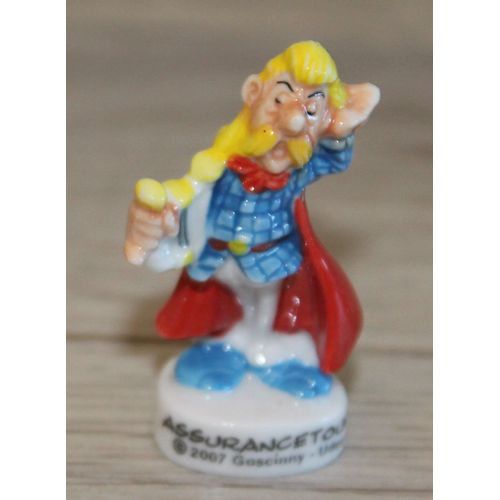 Fève Assurancetourix  Série Astérix Aux Jeux Olympiques (Série De 12) ( Brillante) (2008 ) Ref 207