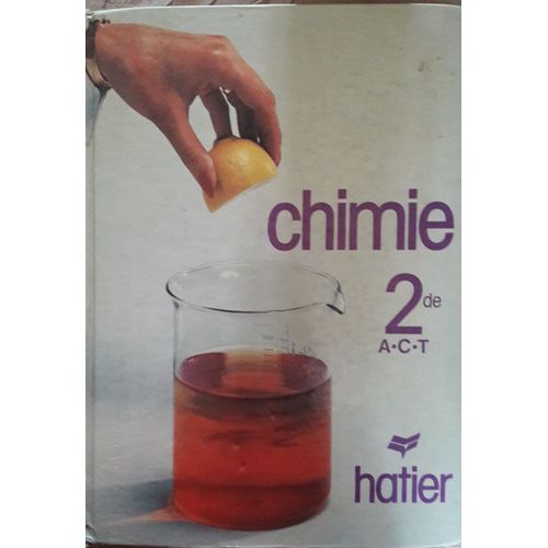 Chimie 2nde - Hatier 1978