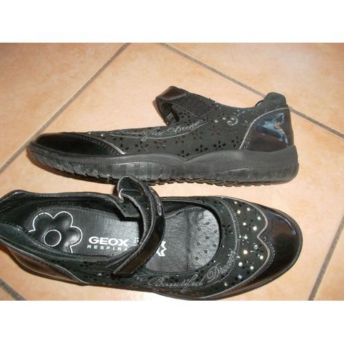 chaussures femme GEOX RESPIRE noires | Rakuten