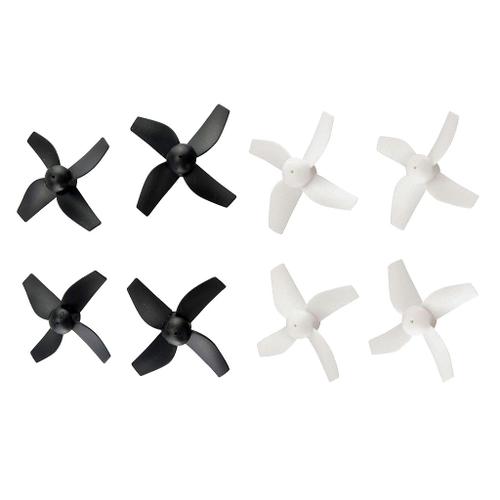 8 Pièces Hélices (Cw + Ccw) Pièces De Rechange Pour Drone Pour Holy Stone Hs210 Jjrc H36 E010 T36 Nihui Nh010 Quadcopter Noir Blanc