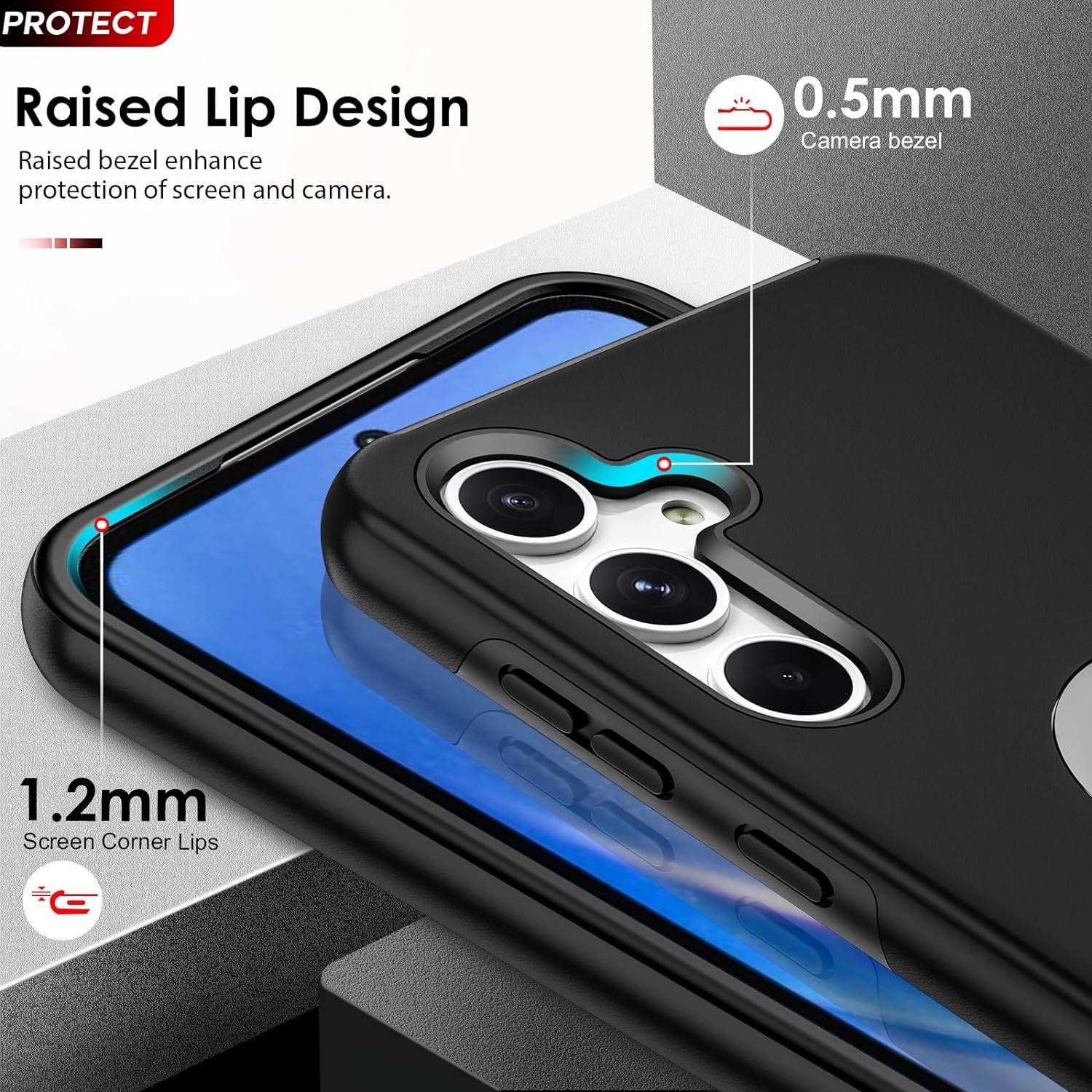 Coque Pour Samsung Galaxy A35 Avec 2 Verre Tremp Vitre Prot... - 4