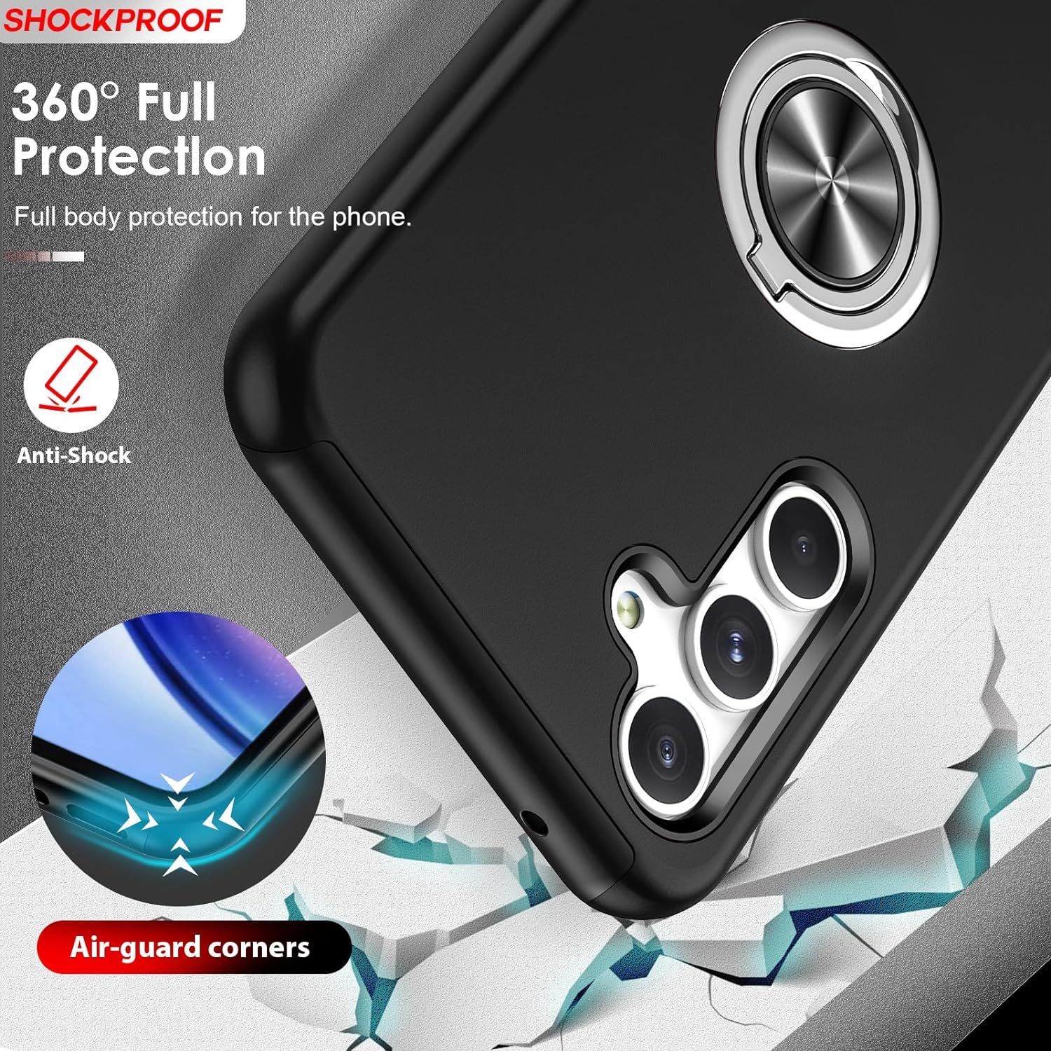 Coque Pour Samsung Galaxy A35 Avec 2 Verre Tremp Vitre Prot... - 5