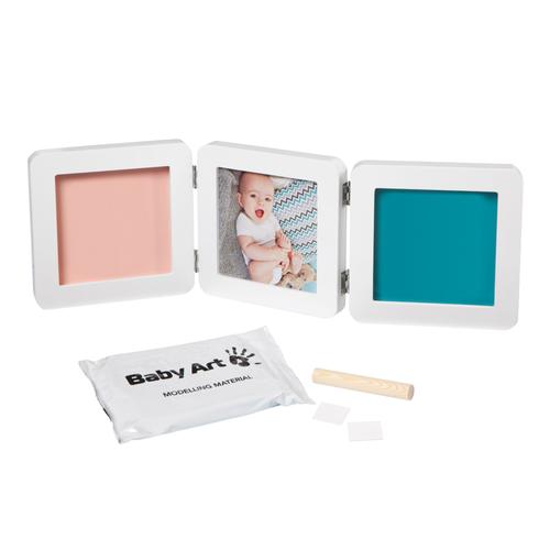 Baby Art Cadre À Empreinte 3 Volets My Baby Touch Blanc