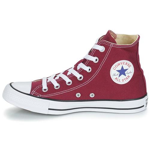 Converse haute rouge shop pas cher