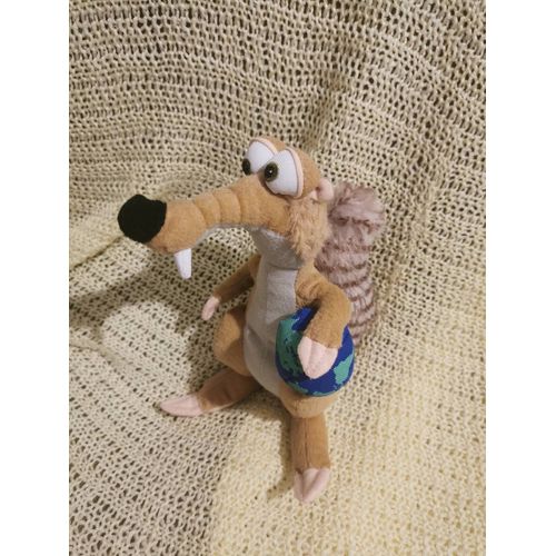 Peluche Doudou Scrat Globe Terre Ice Age 4 Age De Glace Continental Drift Play By Play 2012