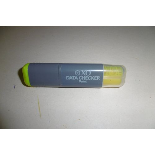 Surligneur Oxo Data Checker Jaune Fluo Pentel Sl25