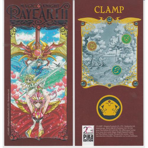 Marque Page " Magic Knight Rayearth " De Clamp, Pika.