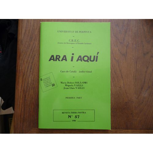 Ara I Aqui - Curs De Catala - Primera Part