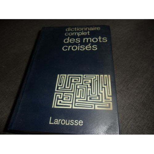Dictionnaire Complet Des Mots Croises