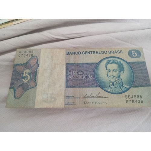 Billet 5 Cruzeiros Bresil
