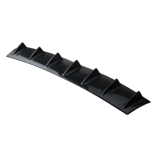 Diffuseur Universel De Pare-Chocs Séparateur Arrière Voiture 7 Aileron Lèvre D'aileron Pour Brillant Noir A