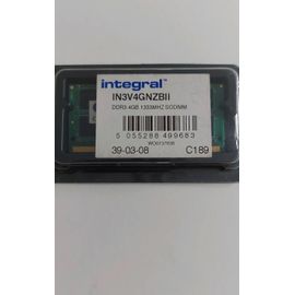 4 GB, 1333 MHz SO-DIMM DDR3