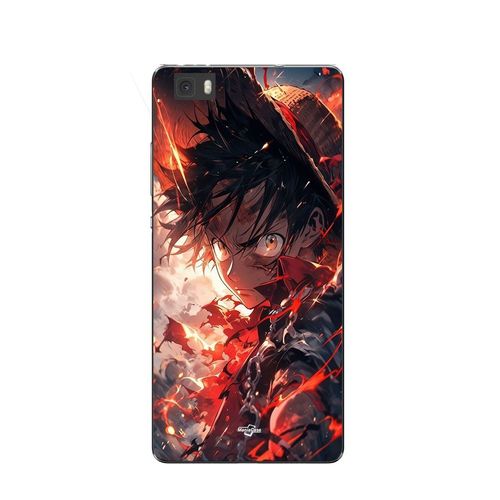 Coque Huawei P8 Lite One Piece Luffy Énervé Art Manga Anime