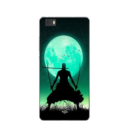 Coque Huawei P8 Lite Roronoa Zoro Triple Épée Pleine Lune