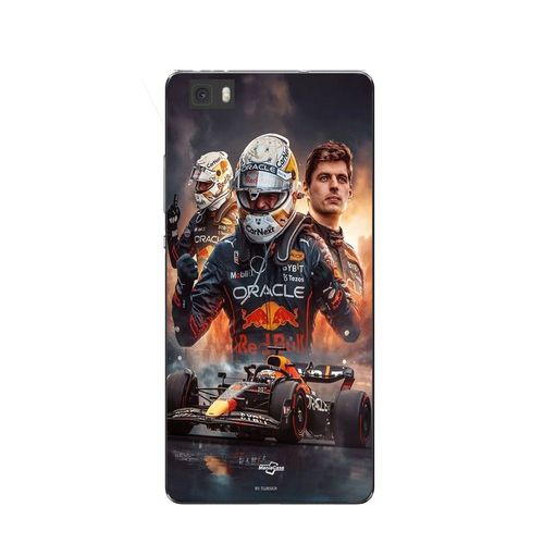 Coque Huawei P8 Lite Max Verstappen F1 Art Wallpaper