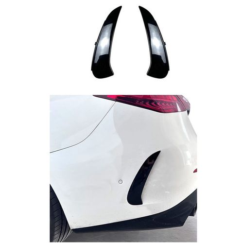 Couvre-Garniture De Sortie D'aération Becquet Pare-Chocs Arrière Noir Brillant Pour Accessoires Voiture Classe C W206 C260 2022+