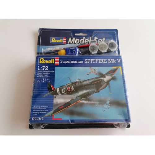 Maquette Modèle Réduit Avion Supermarine Spitfire Mk V - Revell - 1:72 - 04164-Revell