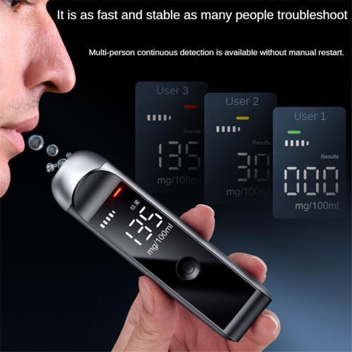 Testeur D'alcool Automatique, D'alcoolémie Professionnel, Rechargeable, Outil De Test