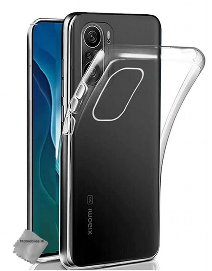 Housse Etui Coque Silicone Gel Fine Xiaomi Poco F3 + Verre Trempe - Transparent Tpu