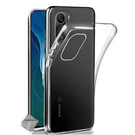 Housse Etui Coque Silicone Gel Fine Xiaomi Poco F3 + Film Ecran - Transparent Tpu