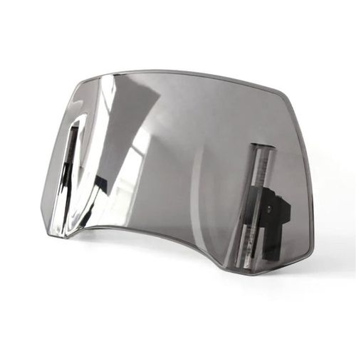 Aileron Réglable D'extension De Pare-Brise Moto Universelle Grise Pour 300x195x155mm