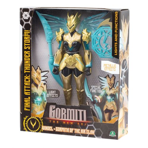 Live Action Gormiti - Figurine Articulée De 27 Cm Gormiti Avec Attaque Lumineuse - Air