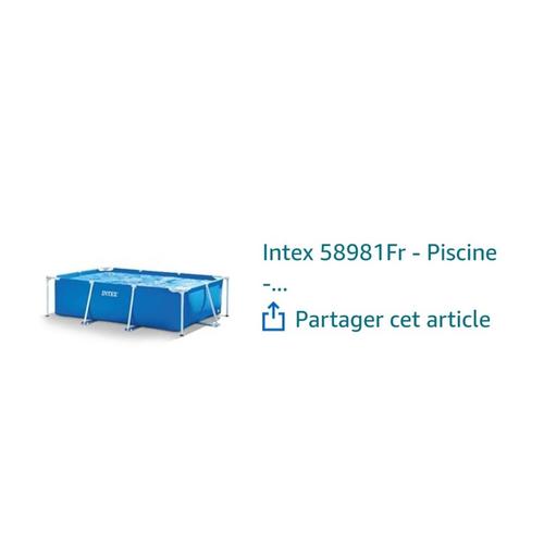 Piscine parfait état, dimension 3X2X0.75