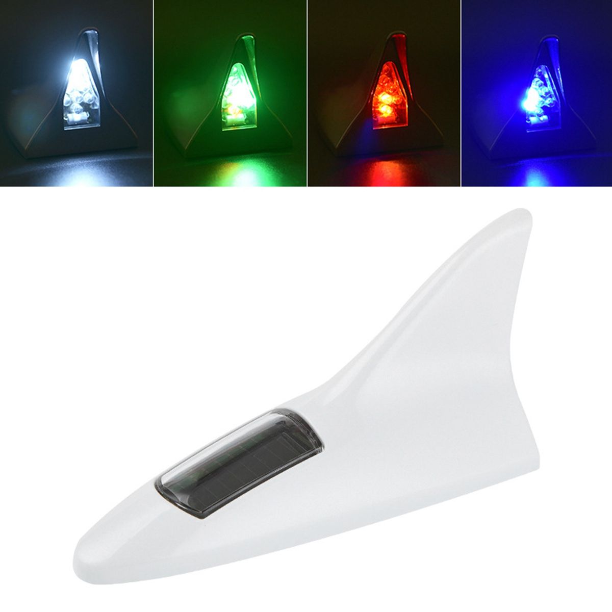 Lumire Led Solaire Universelle Antenne D'aileron De Voiture... - 4