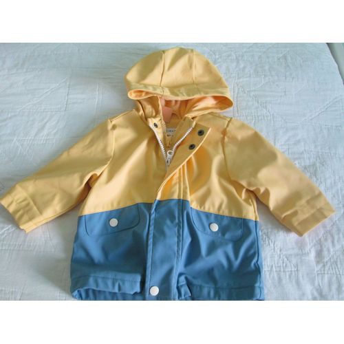 Imper Bébé Jaune Et Bleu Primark