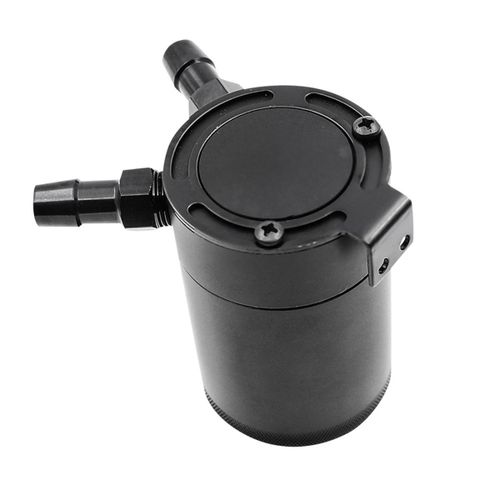 Récupérateur D' Universel Compact Et Déflecteur, Réservoir En Aluminium À 2 Ports,Réservoir De Récupération D', Carburant, Respirante Deux Trous