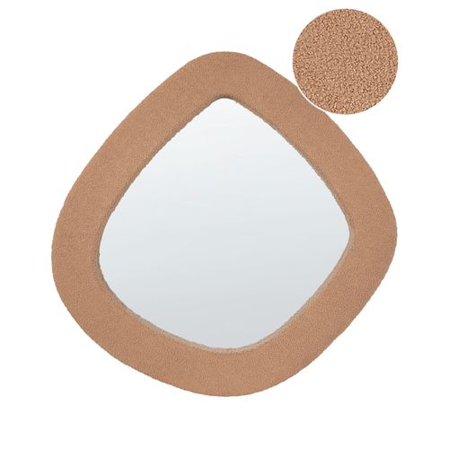 Miroir EPIRY Bouclé Marron clair