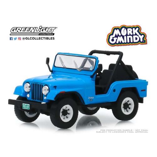 Jeep Cj-7 Mork & Mindy 1972 1/43 Greenlight