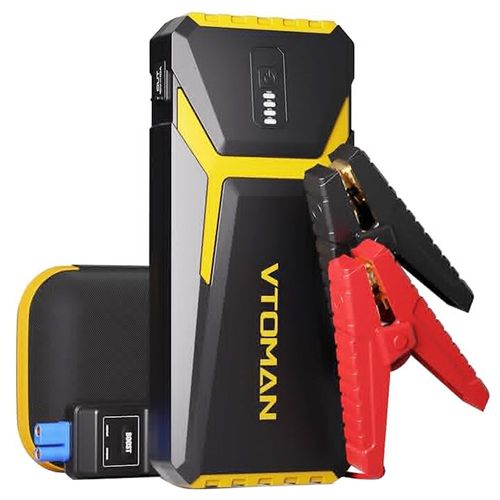 Vtoman V10 Pro 4500a Démarreur De Voiture, Avec Lumières Led, Charge Rapide De Type C, Pour Véhicules 12v