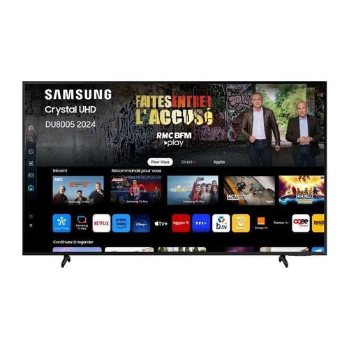 SAMSUNG 43DU8005 - TV LED 43 (109 CM) - 4K UHD 3840X2160 - HDR - SMART TV - GAMING HUB - 3XHDMI - WIFI