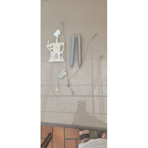 RESSORTS + CABLE PORTE COMPLET LAVE VAISELLE MIELE G640 COMPATIBLE AVEC AUTRES REF