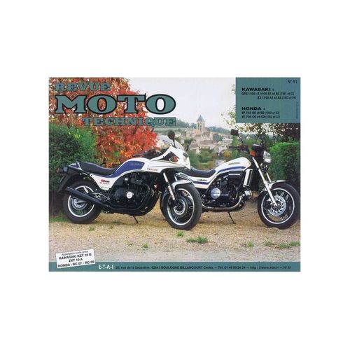 Revue Moto Technique Numero 51 : Honda Vf 750s-Custom Et Kawasaki Gpz