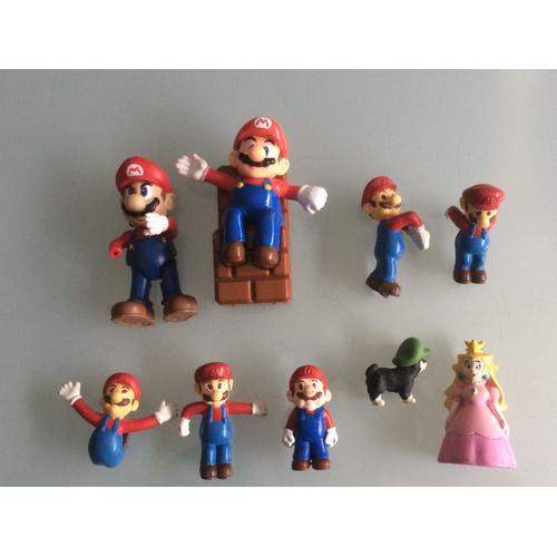 Lot de 9 figurines de MARIO de Nintendo