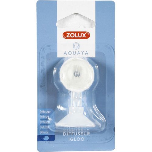 Zolux Diffuseur D'air Igloo. R?Glable ? Ventouse Avec Mousse Pour Aquarium.