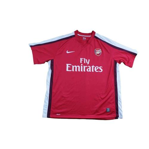 Maillot Football Rétro Arsenal Domicile N°25 Adebayor 2008-2009