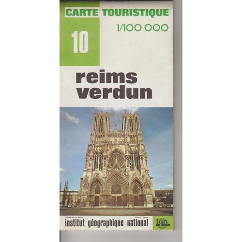 Carte Ign 1:100 000 Reims Verdun 10