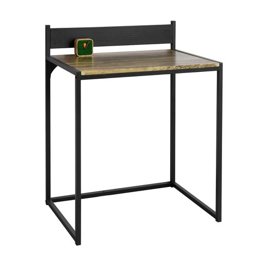 Sobuy Fwt66-Sch Table Bureau Informatique Poste De Travail Table D¿Étude De Style Industriel, Petite Taille Gain D¿Espace, 70x50x90cm - Noir