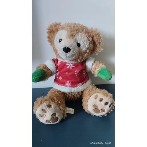 Peluche Ours Duffy Pull De Noel Disney Land Paris