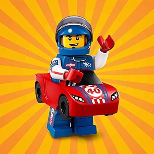 Lego 71021 Series 18, #13 Race Car Guy Minifigure