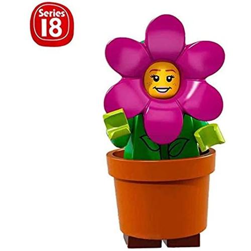 Lego 71021 Series 18, #14 Flower Pot Suit Girl Minifigure