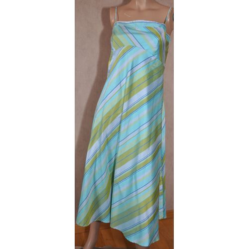 Robe Femme T 38/40 Un Petit 40 Marque Paule Vasseur Fabriqué En France 100% Soie