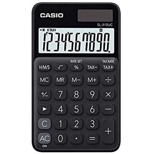 Casio SL 310UC BK Calculatrice de poche Noir